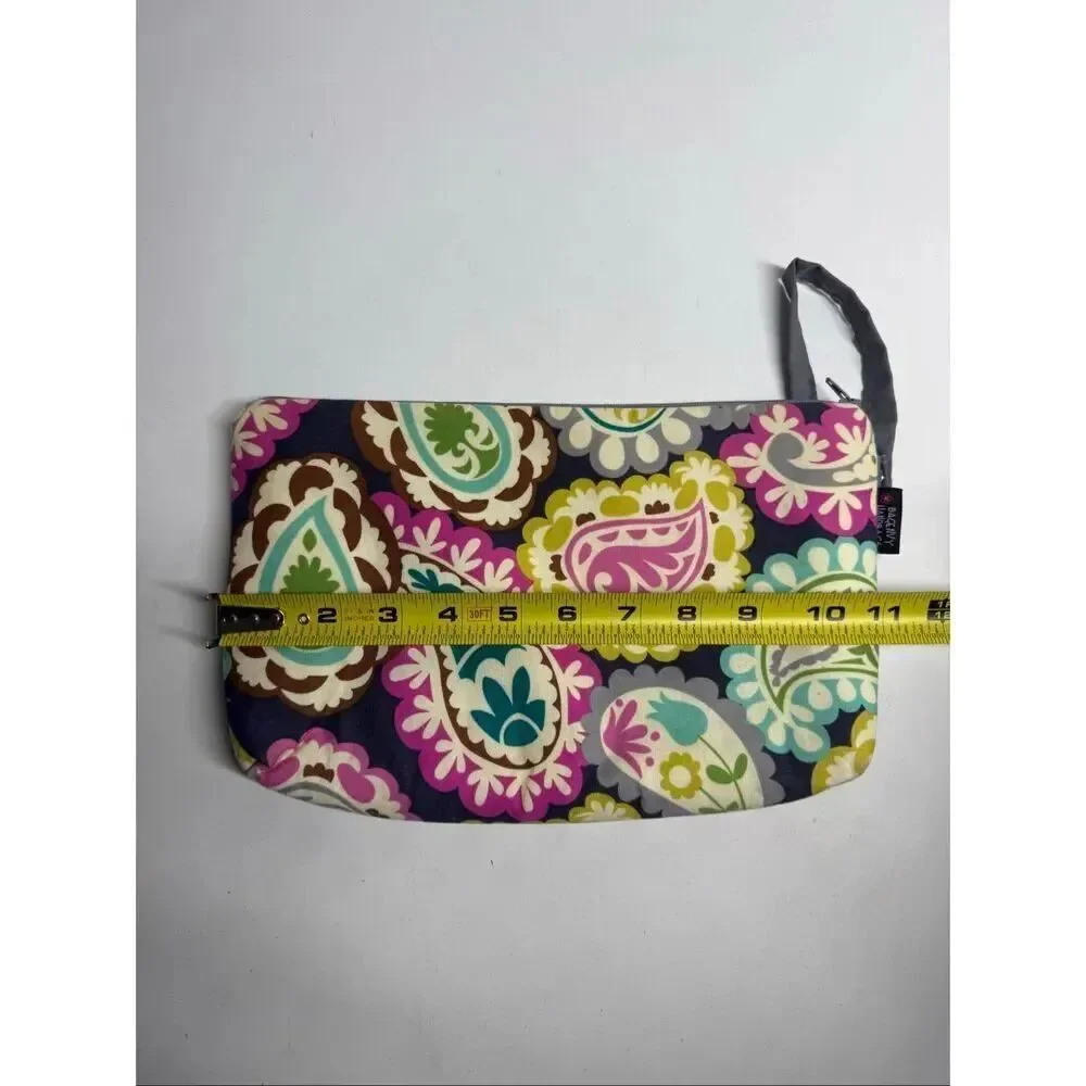 Bagenvy Paisley Minky Pouch Makeup’s Bag